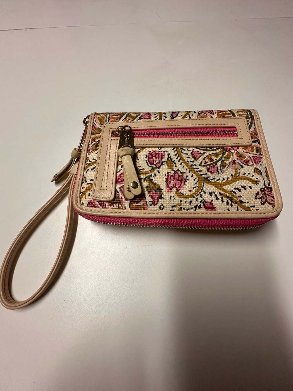 Spartina 449 Hamilton Rug Print Zip Around Wallet Wristlet
